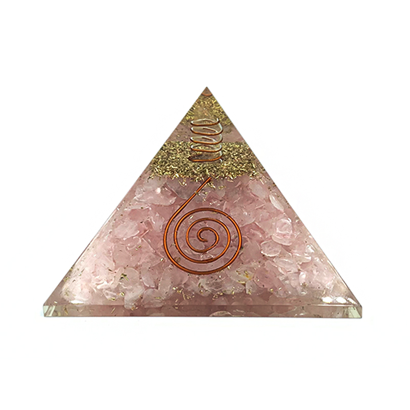 Πυραμίδα Οργονίτη (Orgonite) Ροζ Χαλαζίας – Ο λίθος της αγάπης - Image 4