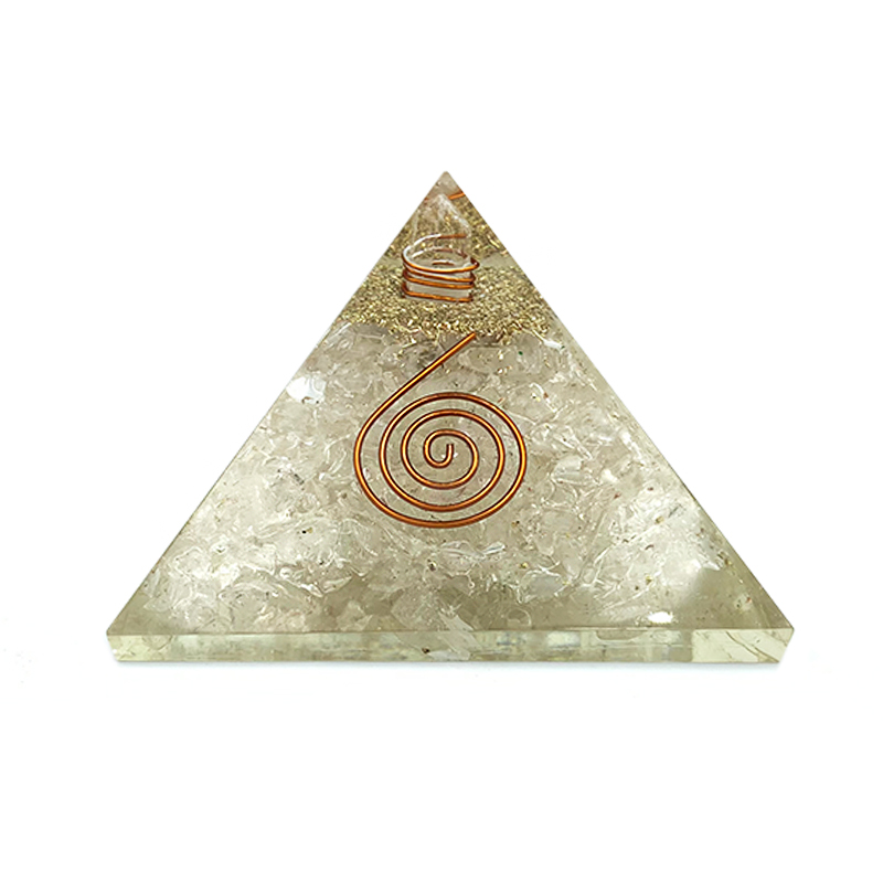 Πυραμίδα Οργονίτη (Orgonite) Λευκός Χαλαζίας – Ο βασιλιάς των λίθων - Image 2