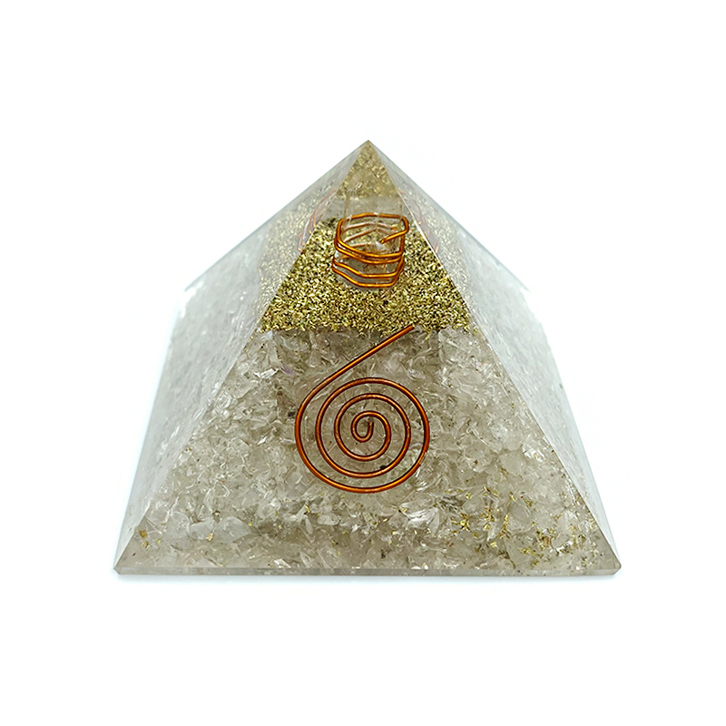 Πυραμίδα Οργονίτη (Orgonite) Λευκός Χαλαζίας – Ο βασιλιάς των λίθων - Image 4