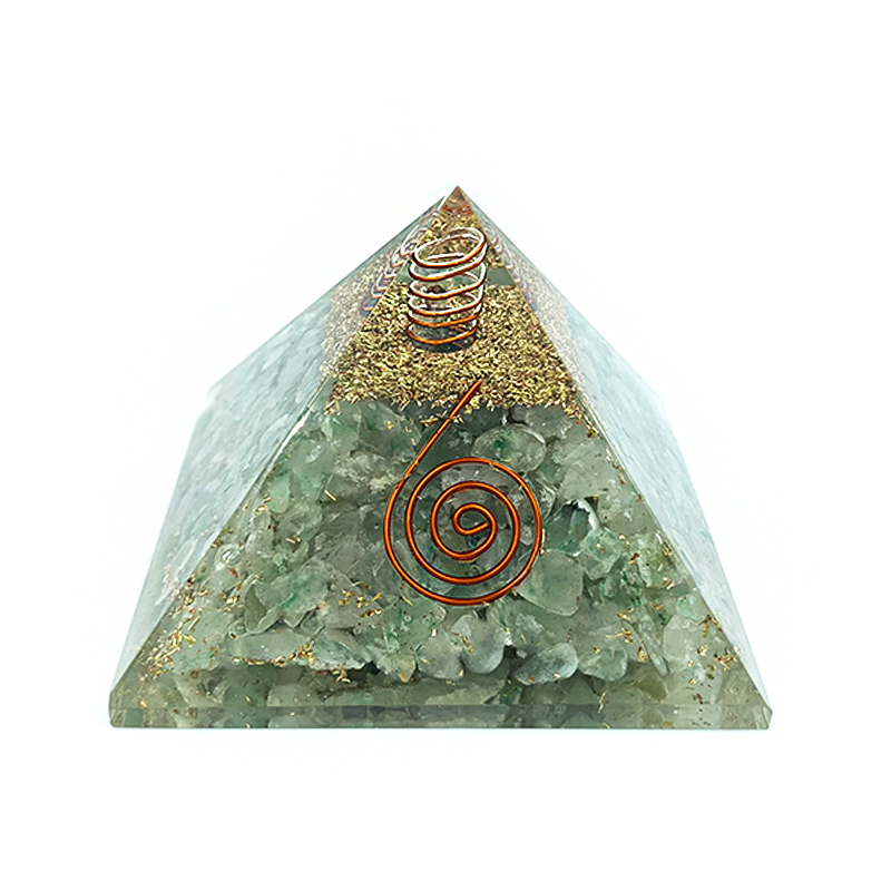 Πυραμίδα Οργονίτη (Orgonite) Πράσινη Αβεντουρίνη – Ο λίθος της τύχης