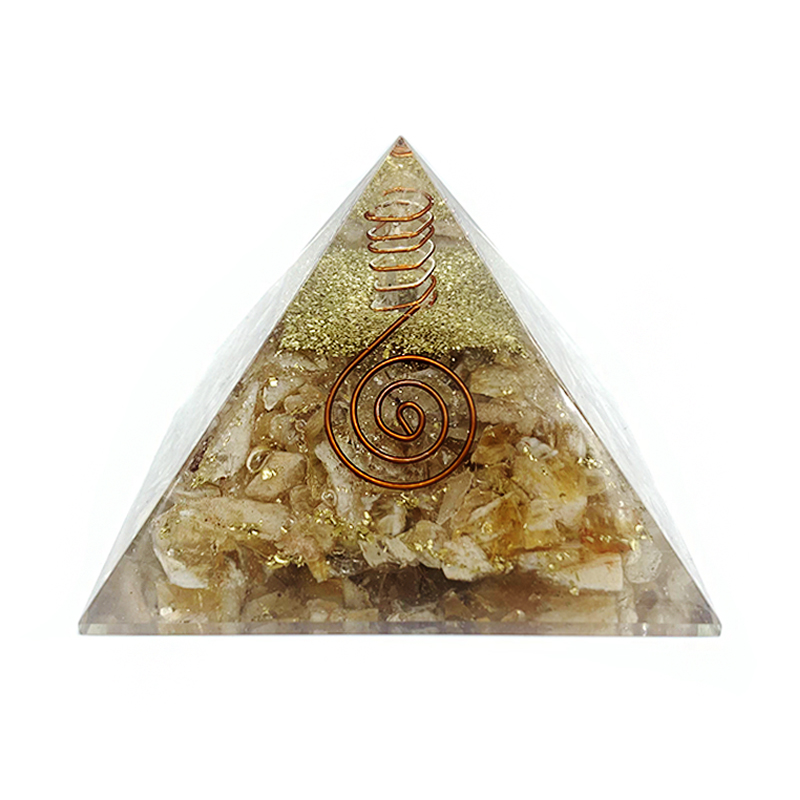 Πυραμίδα Οργονίτη (Orgonite) Κιτρίνης (Citrine) – Ο λίθος της ευημερίας και του πλούτου