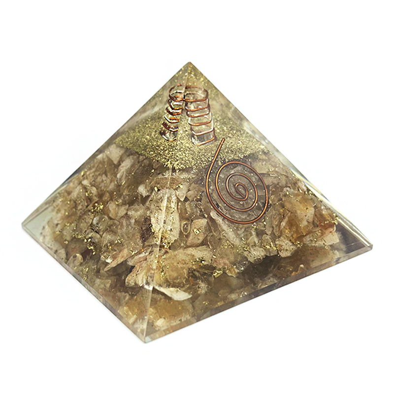 Πυραμίδα Οργονίτη (Orgonite) Κιτρίνης (Citrine) – Ο λίθος της ευημερίας και του πλούτου - Image 2
