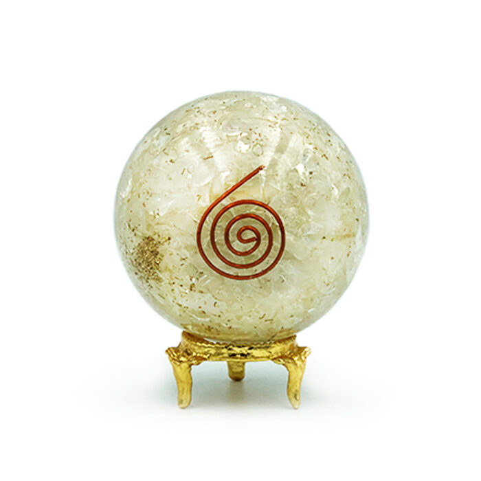 Σφαίρα Οργονίτη (Orgonite) Λευκός Χαλαζίας – Ο βασιλιάς των λίθων