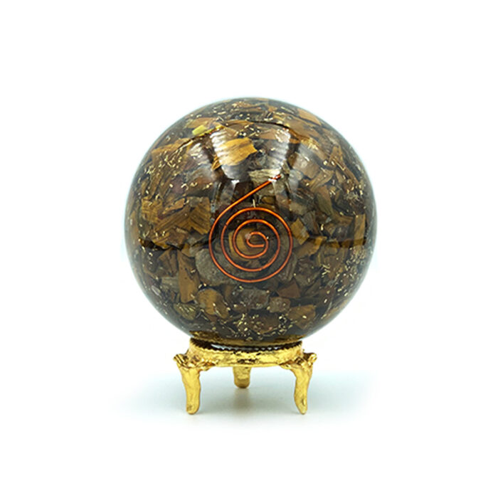 Σφαίρα Οργονίτη (Orgonite) Μάτι της Τίγρης – Ο λίθος κατά της αρνητικότητας