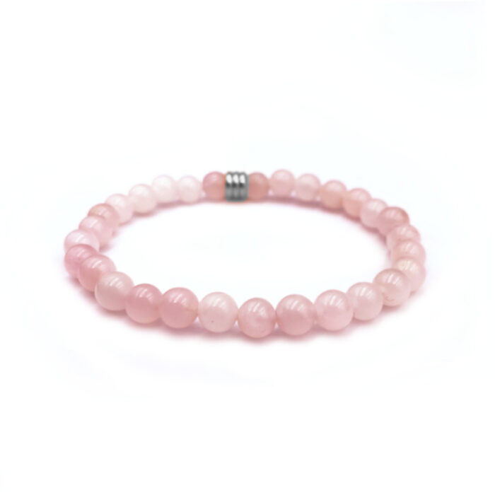 Βραχιόλι Ροζ Χαλαζίας 6mm - Ο λίθος της αγάπης
