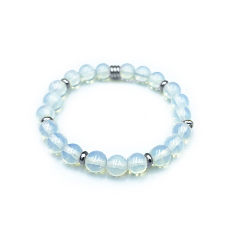 Βραχιόλι με Φεγγαρόπετρα 8mm – Ο λίθος της διαίσθησης - Image 2