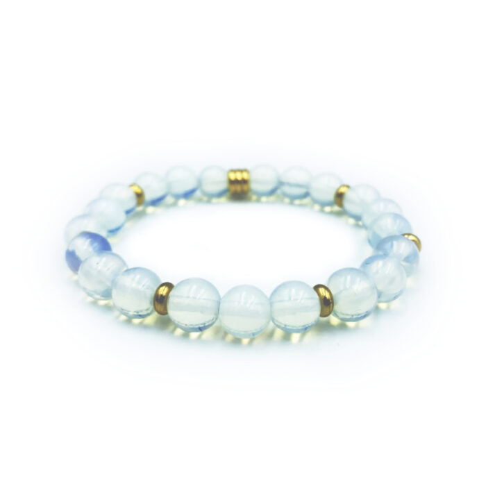 Βραχιόλι Φεγγαρόπετρα 8mm – Ο λίθος της διαίσθησης