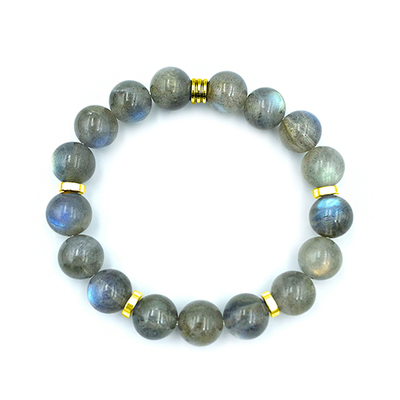 Βραχιόλι Λαμπραδορίτης 10mm – Ο λίθος της πνευματικότητας - Image 3