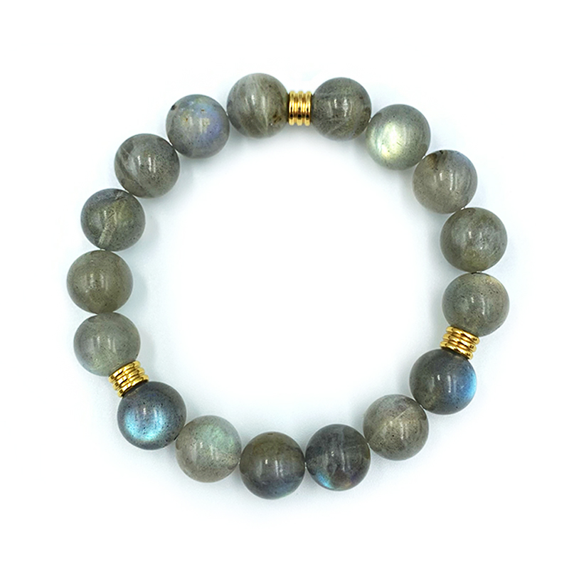 Βραχιόλι Λαμπραδορίτης 10mm – Ο λίθος της πνευματικότητας - Image 3