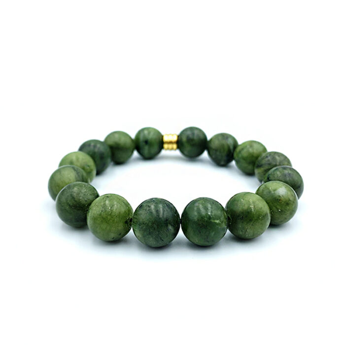 Βραχιόλι Πράσινος Ιαδεΐτης (Πράσινος Ιάδης) 10mm – Ο λίθος της ισορροπίας