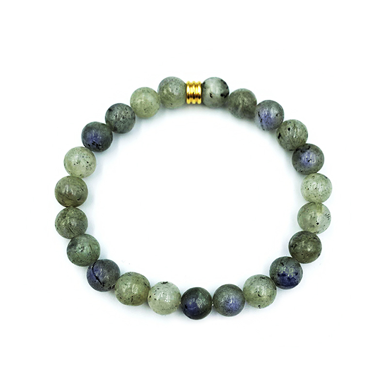 Βραχιόλι Λαμπραδορίτης 8mm – Ο λίθος της πνευματικότητας - Image 3