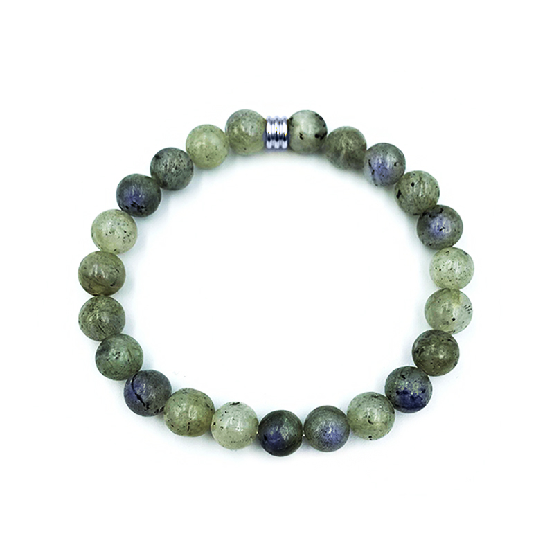 Βραχιόλι Λαμπραδορίτης 8mm – Ο λίθος της πνευματικότητας - Image 3