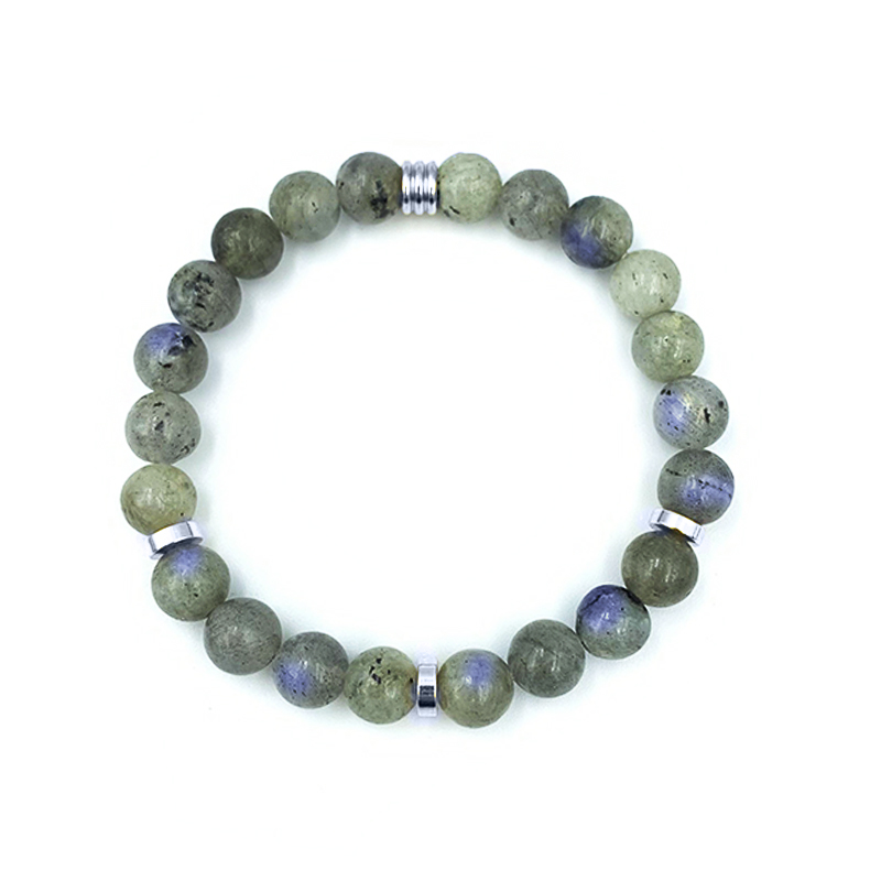 Βραχιόλι Λαμπραδορίτης 8mm – Ο λίθος της πνευματικότητας - Image 3