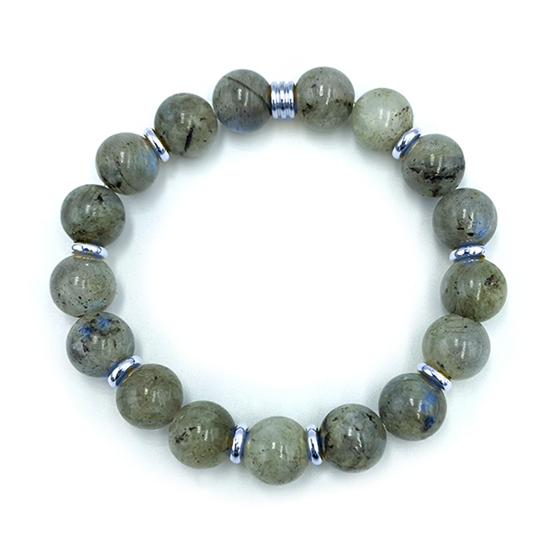 Βραχιόλι Λαμπραδορίτης 10mm – Ο λίθος της πνευματικότητας - Image 4