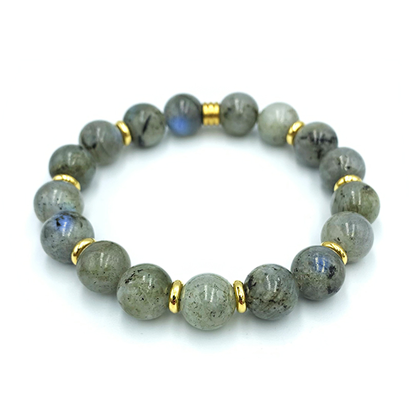 Βραχιόλι Λαμπραδορίτης 10mm – Ο λίθος της πνευματικότητας - Image 3