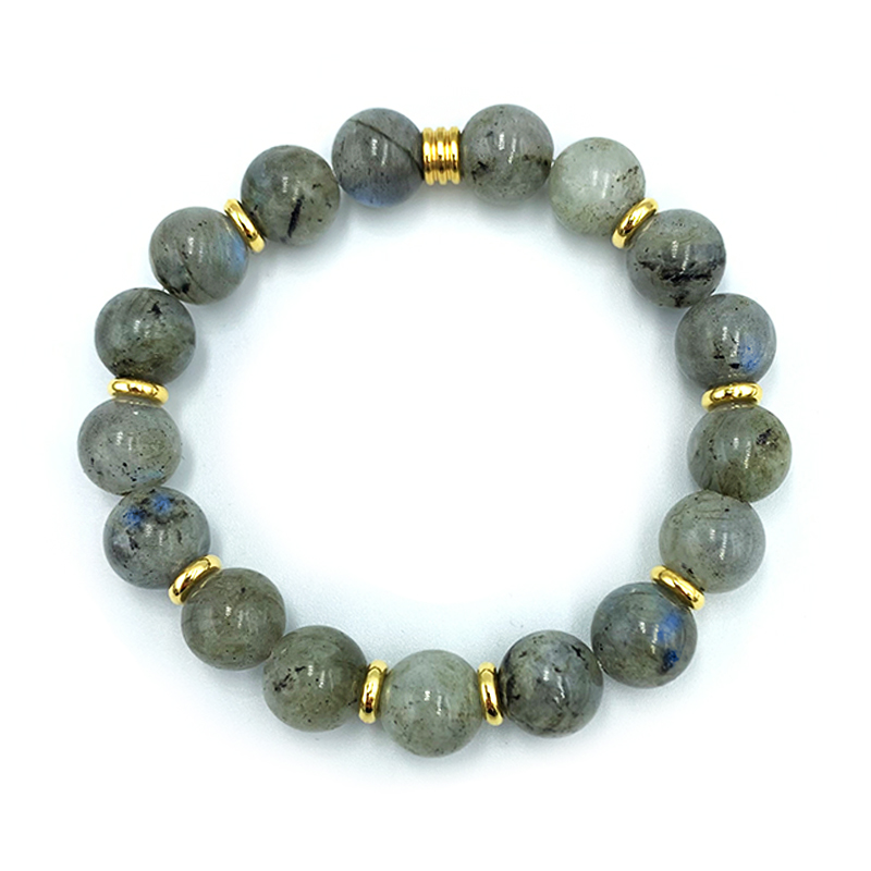 Βραχιόλι Λαμπραδορίτης 10mm – Ο λίθος της πνευματικότητας - Image 4