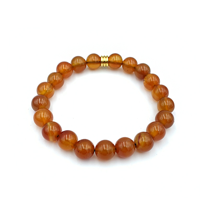 Βραχιόλι με Καρνεόλη 8mm – Ο λίθος του πάθους - Image 2