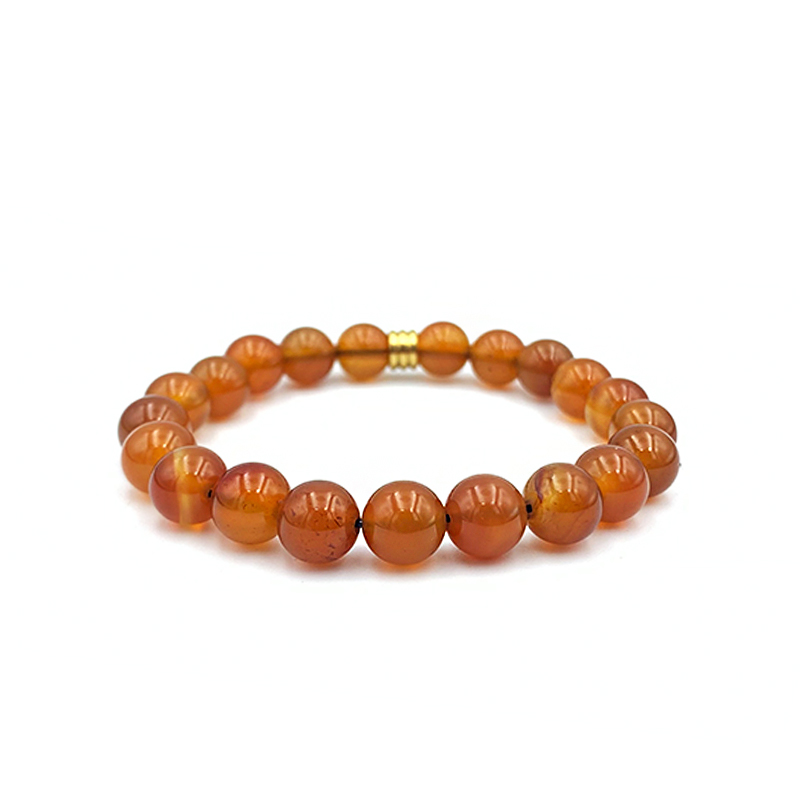 Βραχιόλι με Καρνεόλη 8mm – Ο λίθος του πάθους