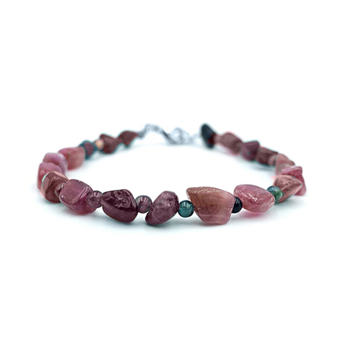 Χειροποίητο βραχιόλι Ροδονίτης - Ο λίθος της στοργής και της σύνδεσης