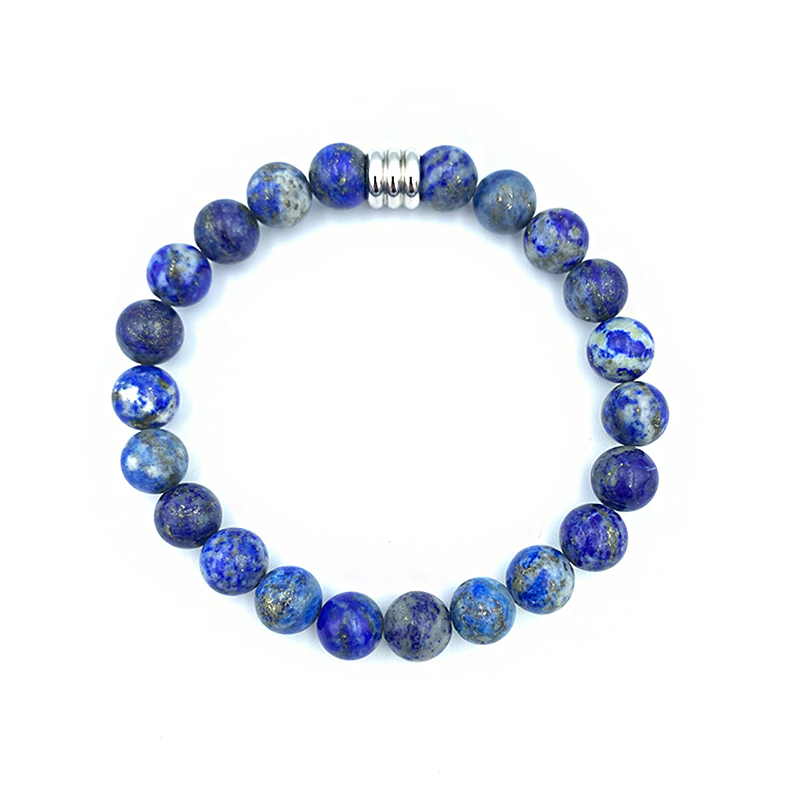 Bραχιόλι Λάπις Λάζουλι 8mm – Ο λίθος της αυτοπεποίθησης - Image 3