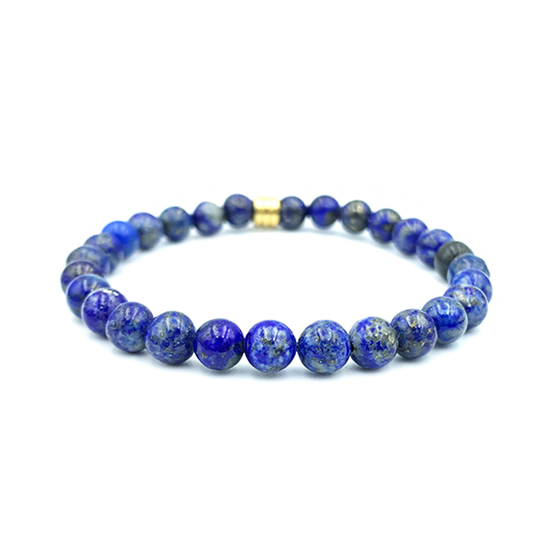 Βραχιόλι Λάπις Λάζουλι 6mm - Ο λίθος της αυτοπεποίθησης