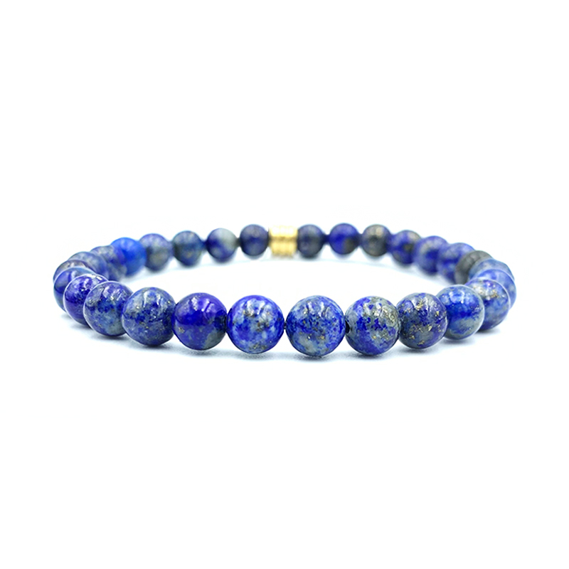 Βραχιόλι Λάπις Λάζουλι 6mm - Ο λίθος της αυτοπεποίθησης - Image 3