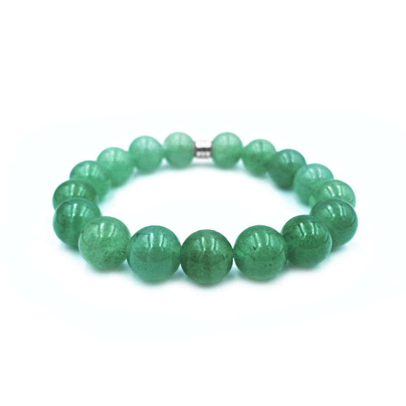 Βραχιόλι με Πράσινη Αβεντουρίνη 10mm – Ο λίθος της τύχης