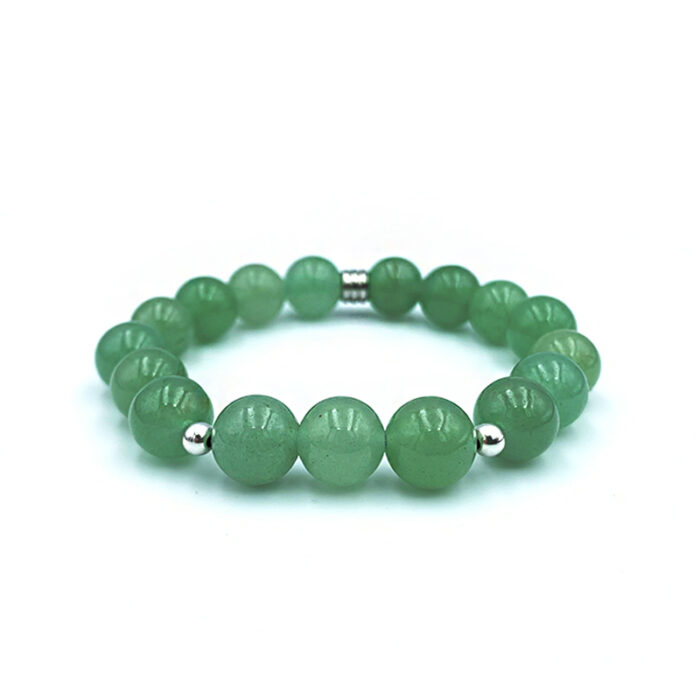 Βραχιόλι Πράσινη Αβεντουρίνη 10mm – Ο λίθος της τύχης