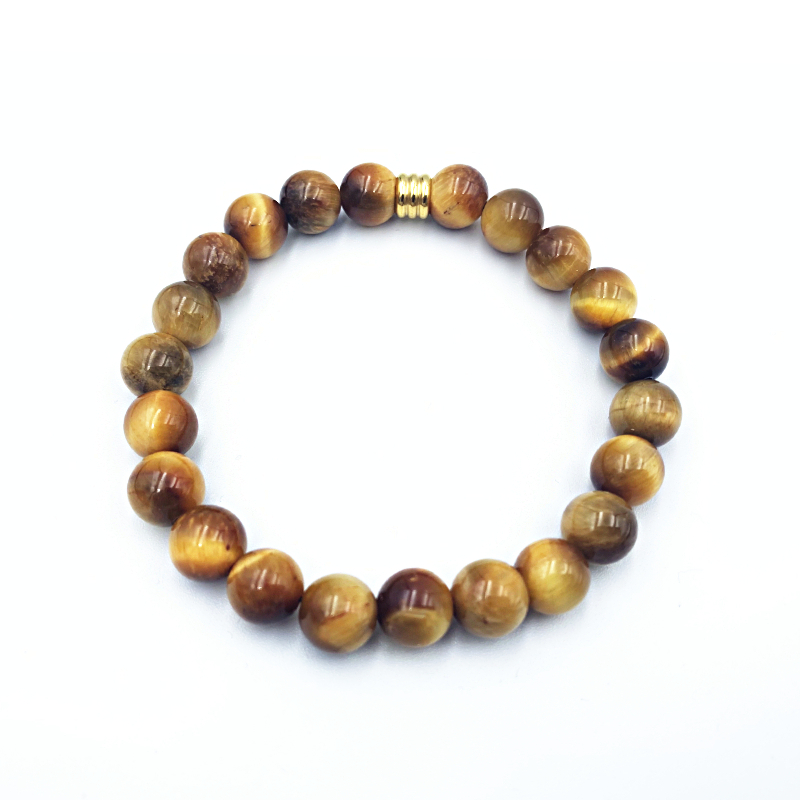 Βραχιόλι Μάτι της Τίγρης (κίτρινο) 8mm – Ο λίθος κατά της αρνητικότητας - Image 2