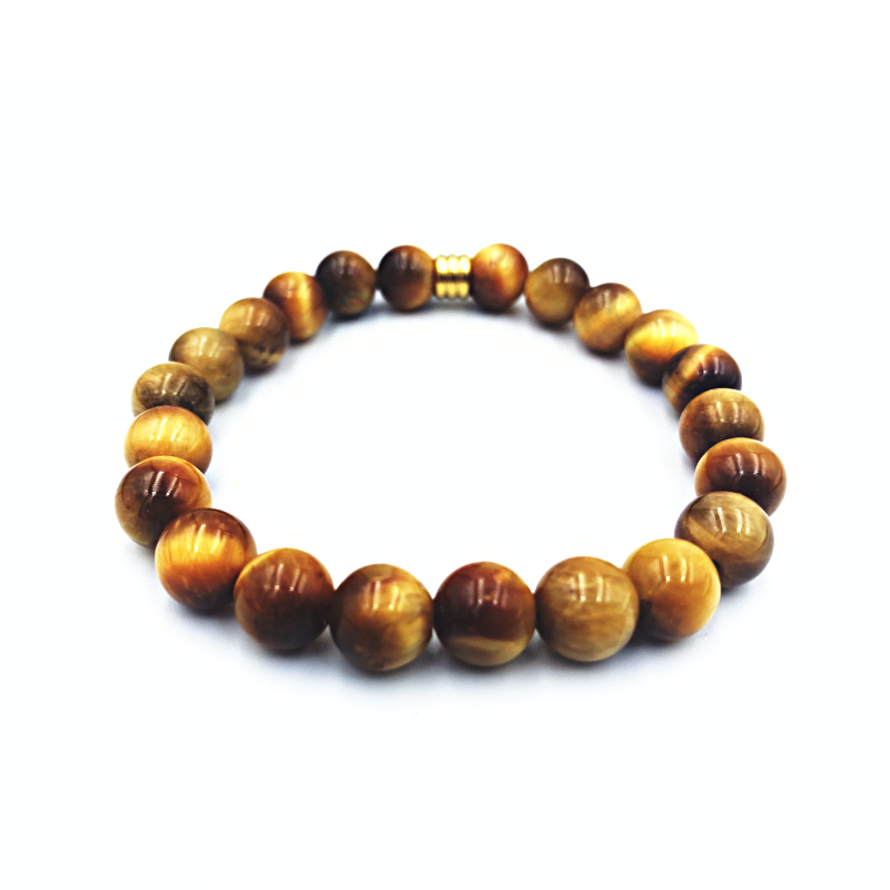 Βραχιόλι Μάτι της Τίγρης (κίτρινο) 8mm – Ο λίθος κατά της αρνητικότητας