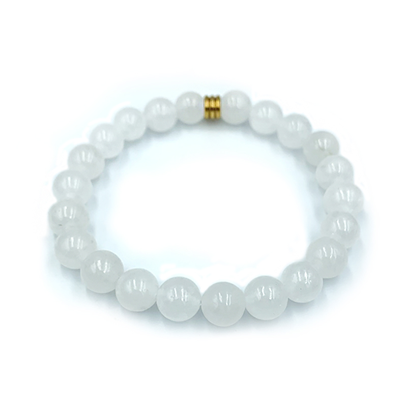 Βραχιόλι Λευκός Χαλαζίας 8mm – Ο βασιλιάς των λίθων - Image 2