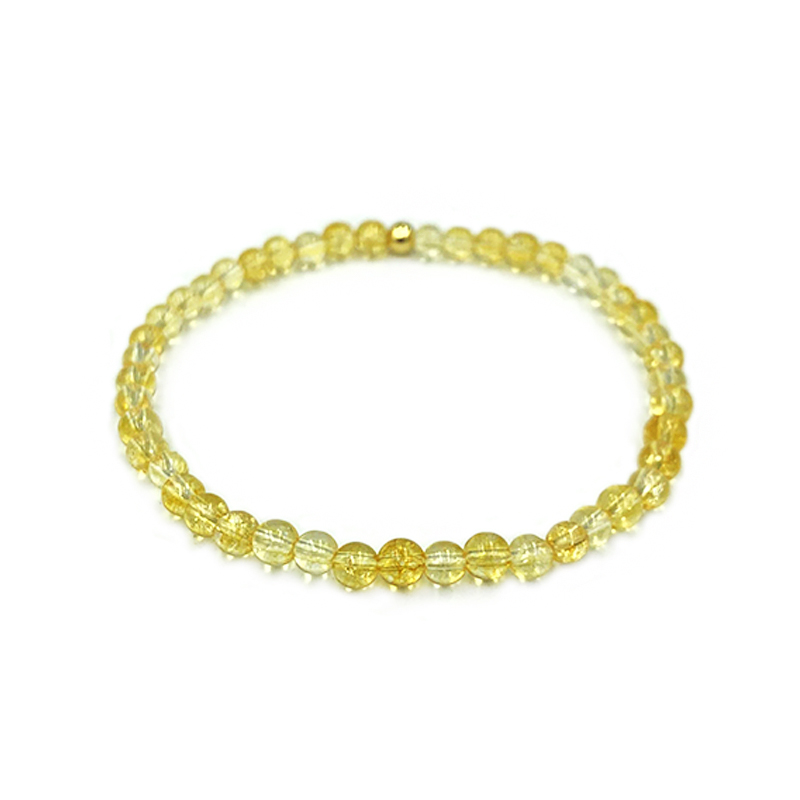 Βραχιόλι Κιτρίνης 4mm – Ο λίθος του πλούτου και της ευημερίας - Image 2
