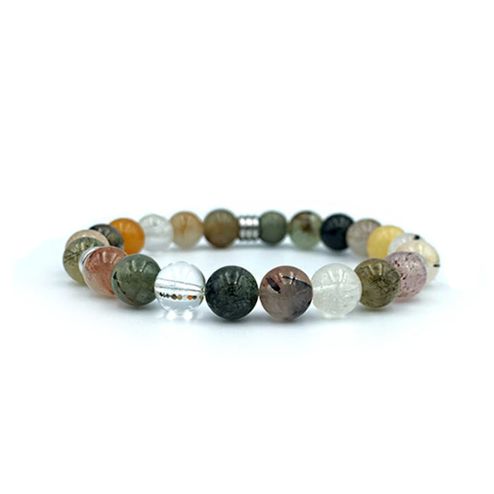 Χειροποίητο βραχιόλι με Ρουτίλιο 8mm – Ο λίθος κατά της παθητικότητας