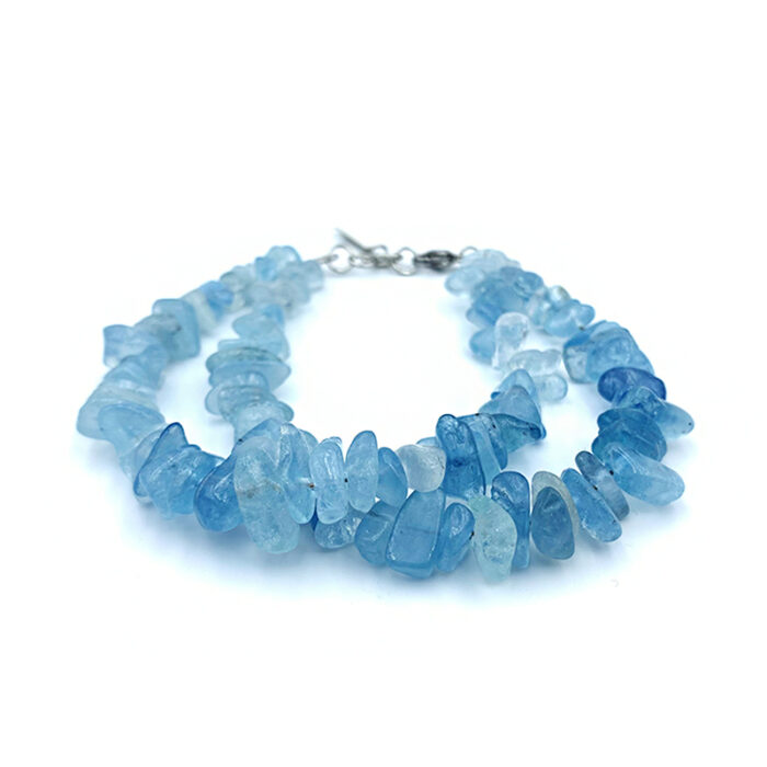 Χειροποίητο βραχιόλι με Ακουαμαρίνα (Aquamarine) – Ο λίθος της αφοσίωσης και της ανιδιοτελούς αγάπης