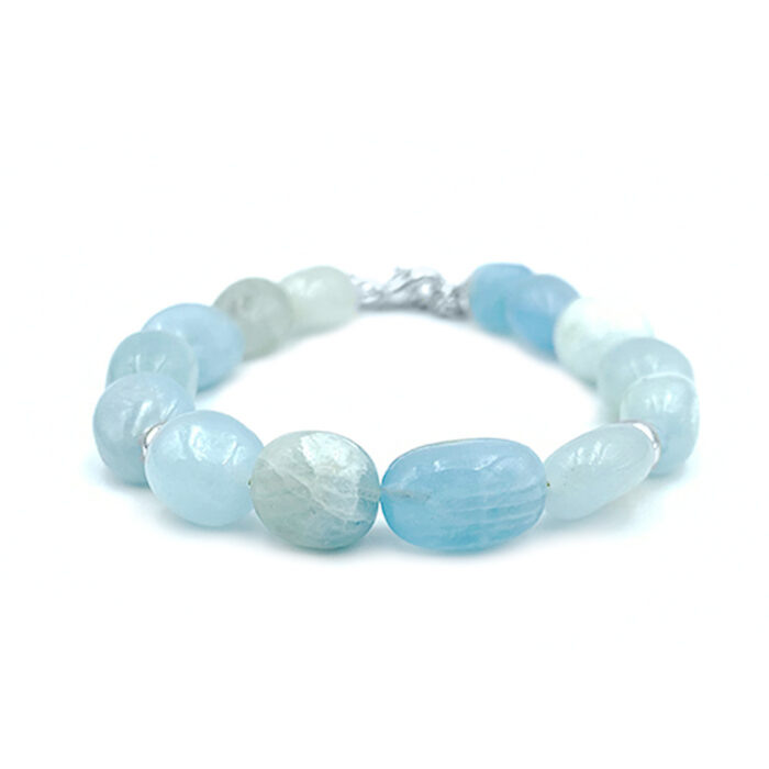 Χειροποίητο Βραχιόλι με Ακουαμαρίνα (Aquamarine) – Ο λίθος της αφοσίωσης και της ανιδιοτελούς αγάπης
