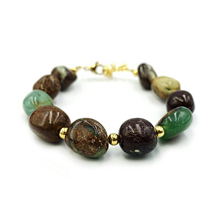 Χειροποίητο βραχιόλι Χρυσοπράσιος – Ο λίθος δημιουργικότητας