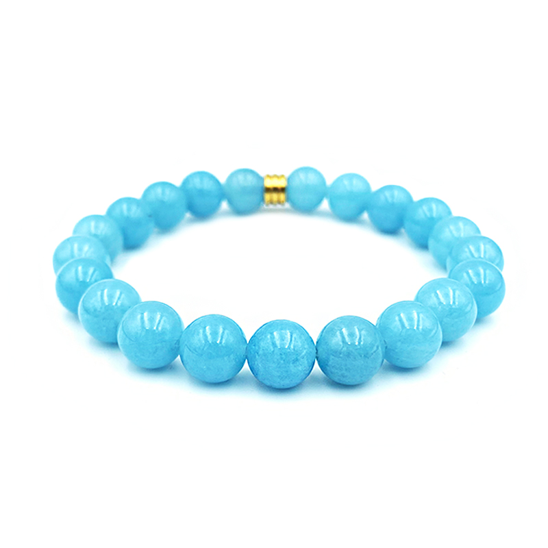 Βραχιόλι Αμαζονίτης 8mm – Ο λίθος της έμπνευσης - Image 2