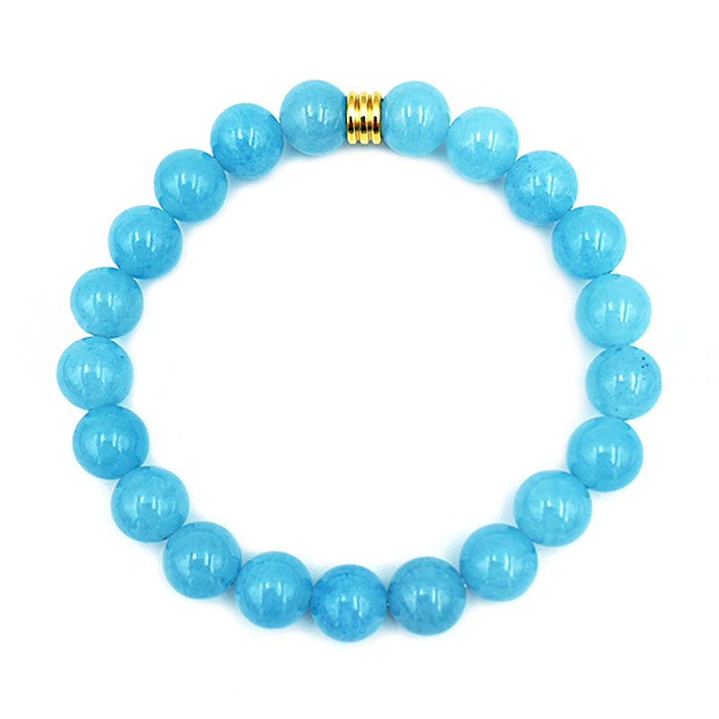Βραχιόλι Αμαζονίτης 8mm – Ο λίθος της έμπνευσης - Image 3