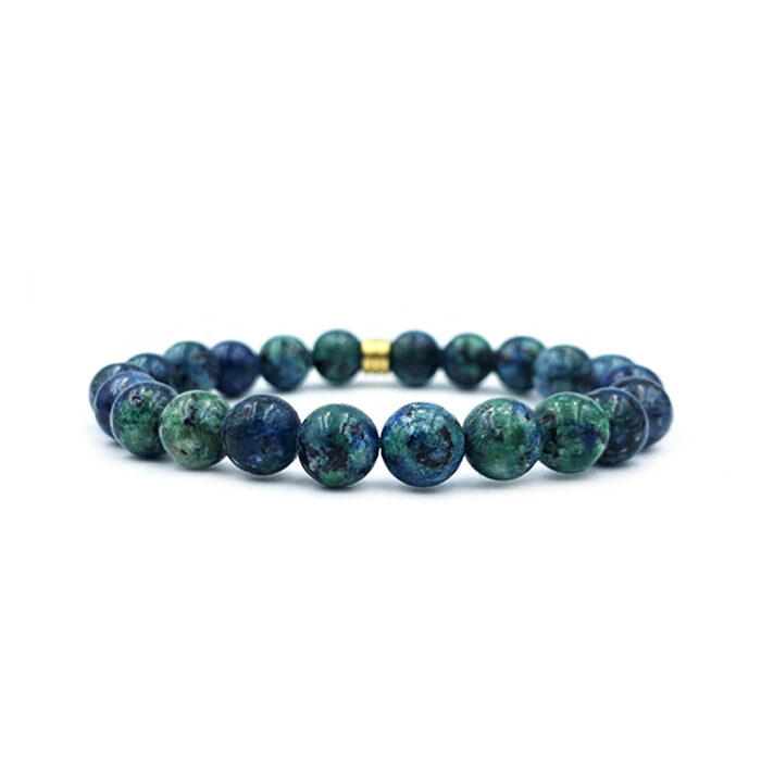 Χειροποίητο Βραχιόλι Ίασπις του Ωκεανού (Ocean Jasper) 8mm – Ο λίθος του αυτοελέγχου