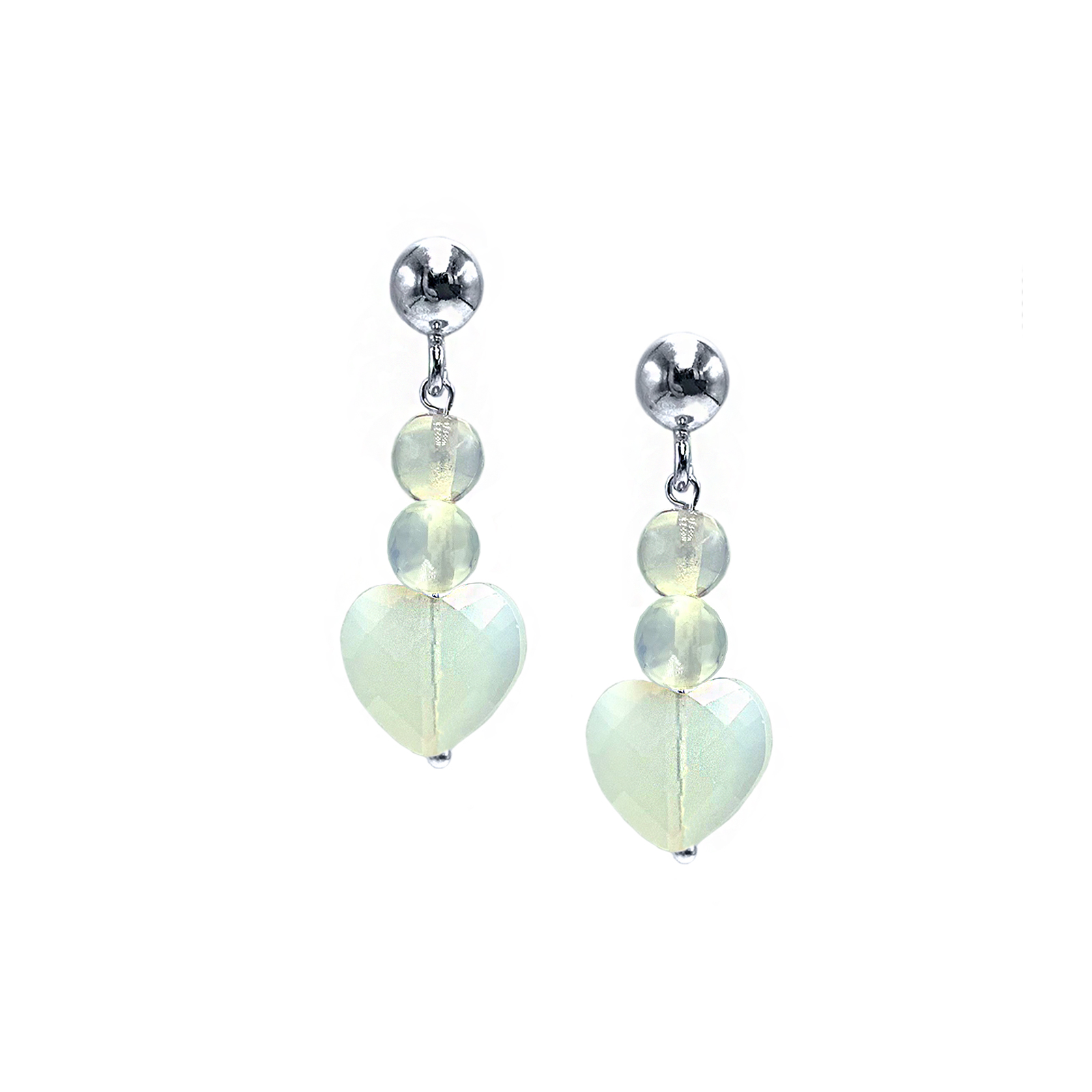 Χειροποίητα ασημένια σκουλαρίκια με Φεγγαρόπετρα (Moonstone) – Ο λίθος της διαίσθησης