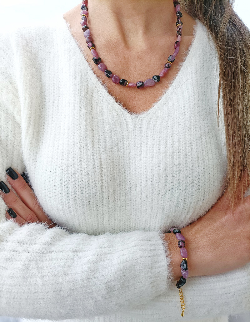 Χειροποίητο κολιέ Ρουμπίνι – Ο πολύτιμος λίθος του πάθους και της αγάπης