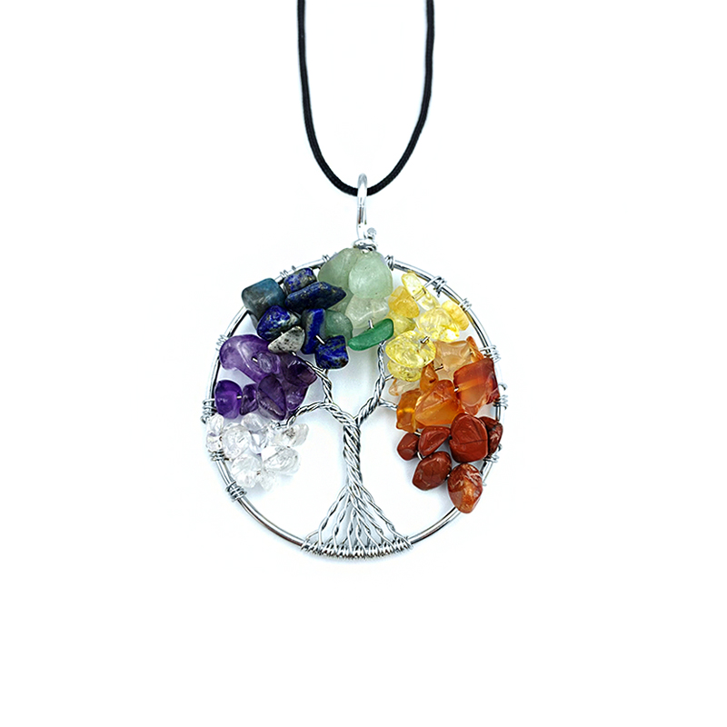 Μενταγιόν Δέντρο της ζωής 7 Τσάκρα 5cm