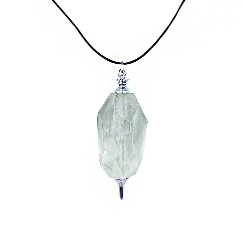 Χειροποίητο ασημένιο φυλαχτό Λευκός Χαλαζίας – Ο βασιλιάς των λίθων - Image 2