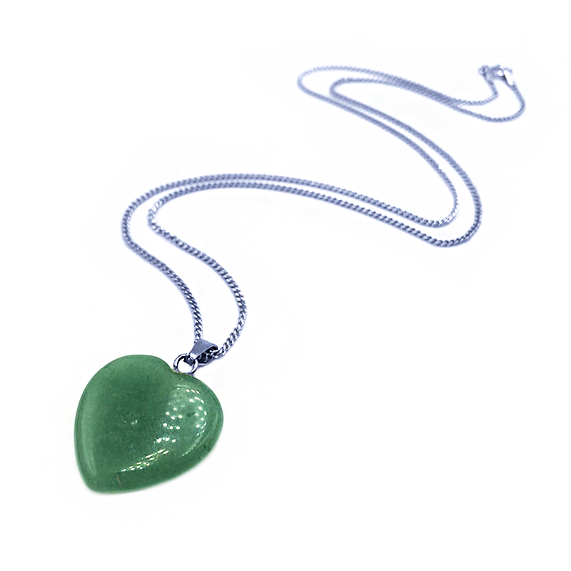 Φυλαχτό καρδιά με Πράσινη Αβεντουρίνη – Ο λίθος της τύχης - Image 2