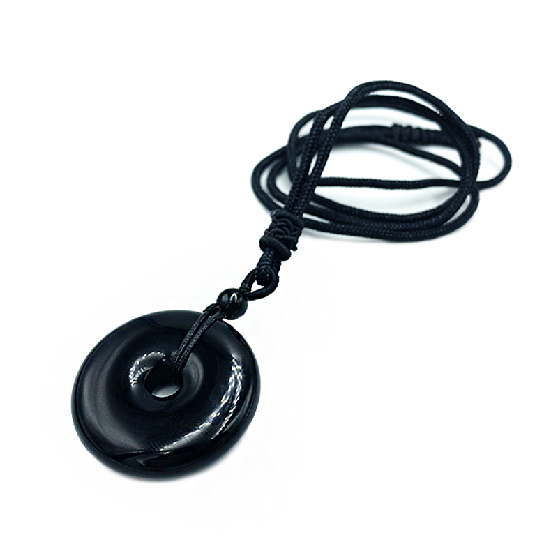 Φυλαχτό στρογγυλο Οψιδιανός – Ο λίθος της αλήθειας - Image 2