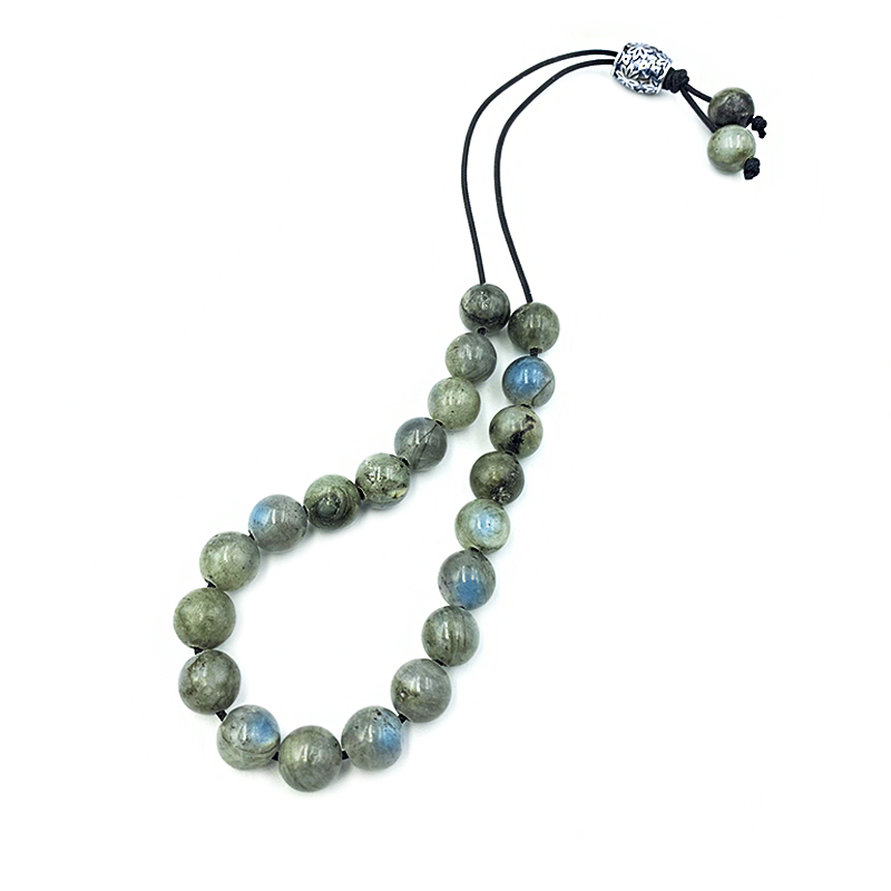 Χειροποίητο κομπολόι Λαμπραδορίτης 10mm – Ο λίθος της πνευματικότητας