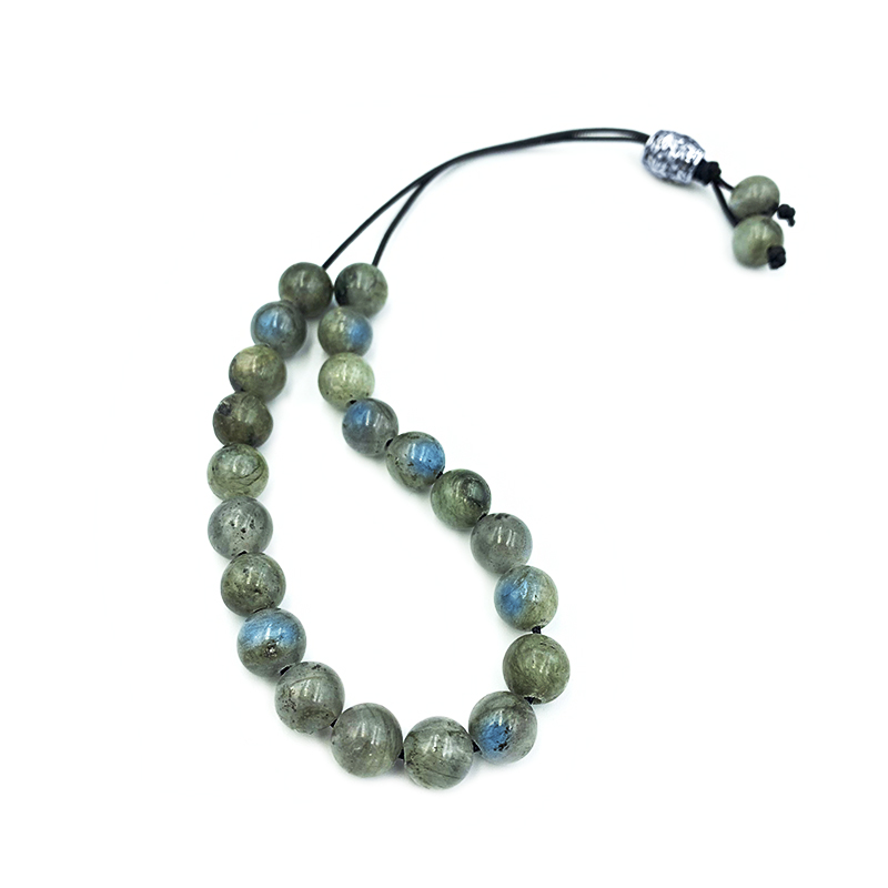 Χειροποίητο κομπολόι Λαμπραδορίτης 10mm – Ο λίθος της πνευματικότητας - Image 2