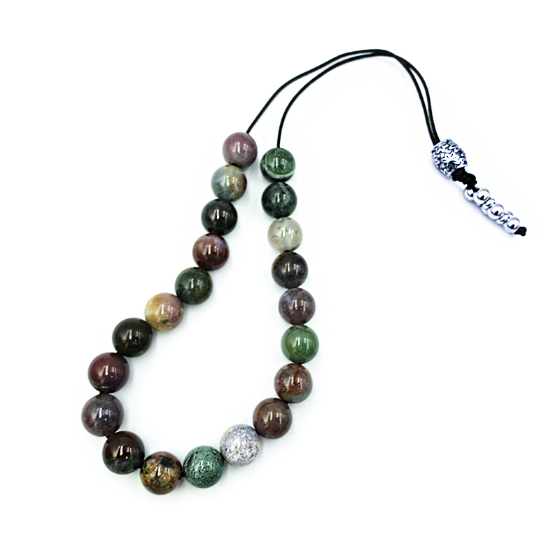 Χειροποίητο κομπολόι Ινδικός Αχάτης 12mm – Ο λίθος της αιωνιότητας