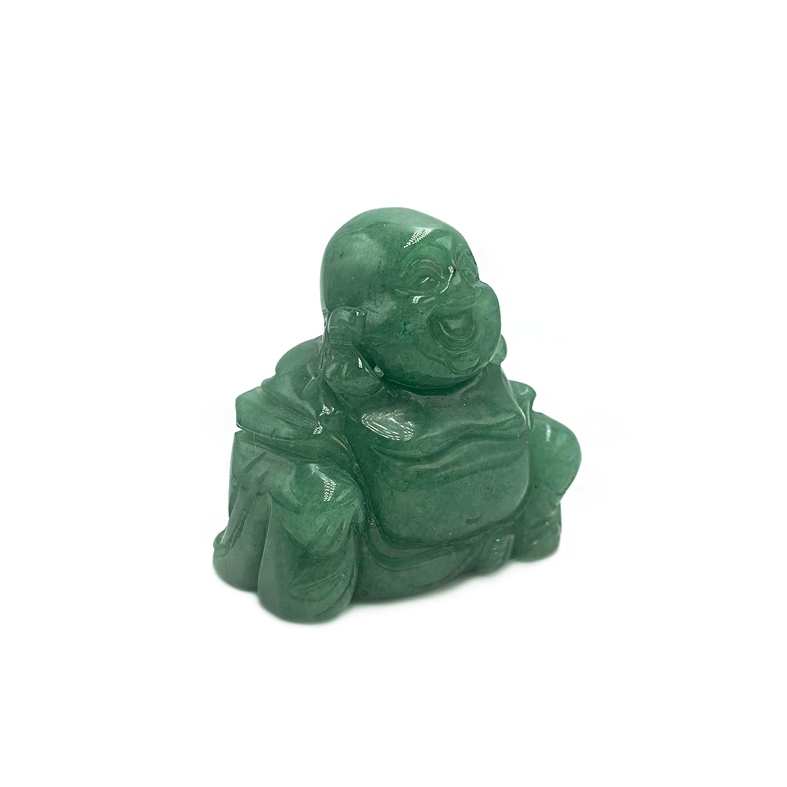 Βούδας (μεσαίος) από Πράσινη Αβεντουρίνη – Ο λίθος της τύχης - Image 2