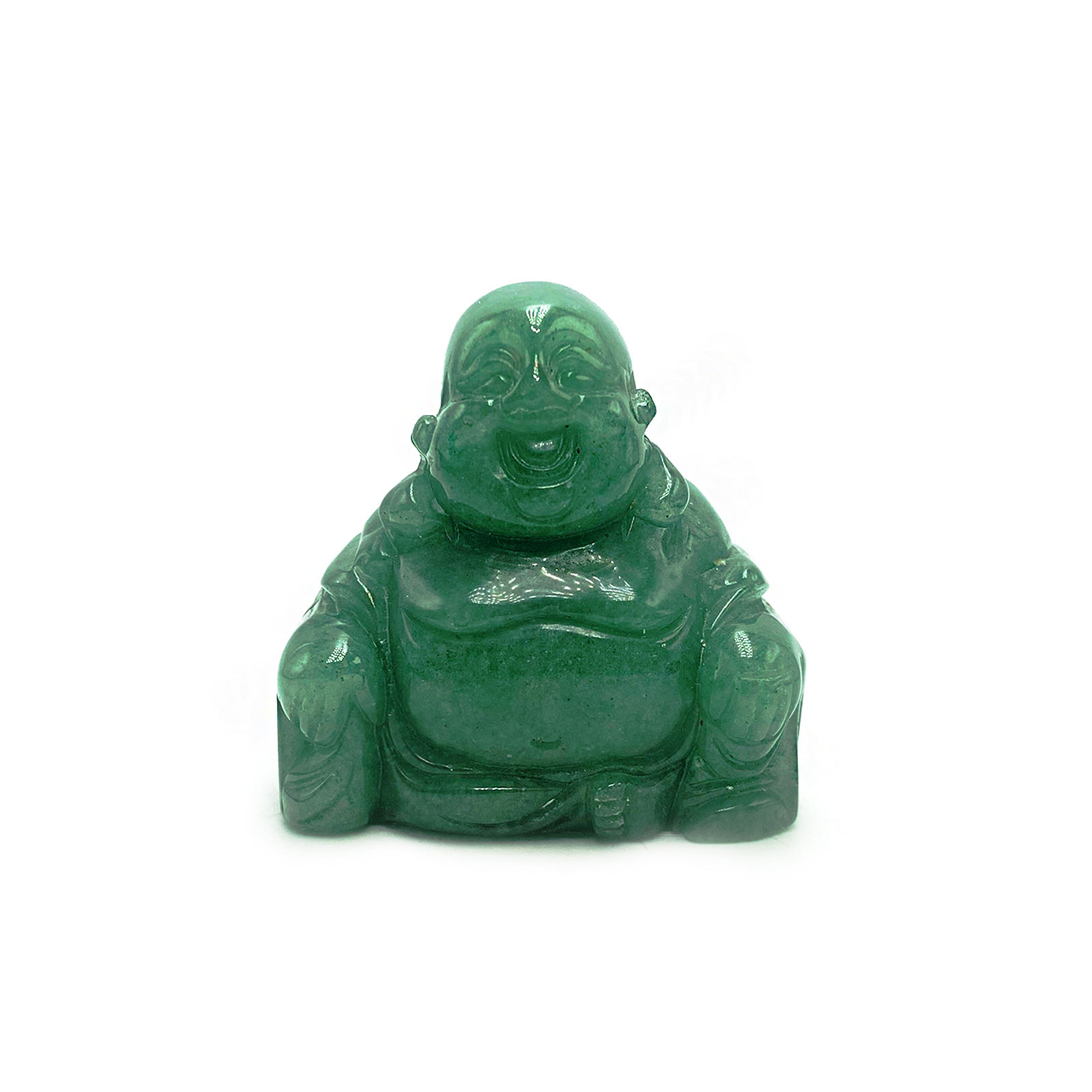 Βούδας (μεσαίος) από Πράσινη Αβεντουρίνη – Ο λίθος της τύχης